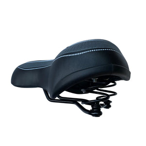 Underside view of the E-Go Big Bum Seat showing suspension springs and mounting rails.