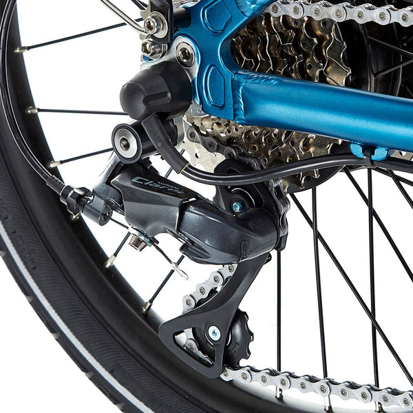 EZEGO Fold Electric Folding Bike 250W - Matt Metallic Teal
