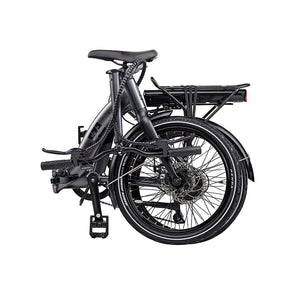 EZEGO Fold Low Step Electric Folding Bike 250W - Matt Metallic Gunmetal