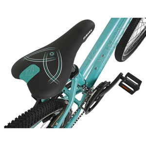 Kids bike with comfortable saddle and lightweight frame suitable for pedal and electric riding for children