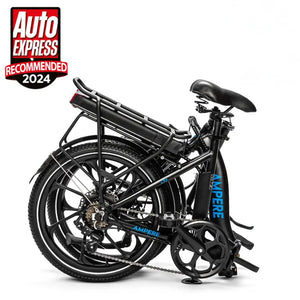 Folded view of the Ampere Alter showing the Auto Express Recommended Sticker in the top right corner.