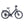 Ampere Deluxe step-through electric city bike in grey shown in full left side profile with rear rack.