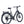 Ampere Deluxe step-through electric city bike in grey from a rear three-quarter angle with rear rack.