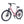 Ampere Deluxe pink step-through electric city bike from a front three-quarter angle with mudguards.