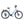Ampere Deluxe Pro step-through electric city bike in blue shown in full left side profile with rear rack.