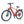 Ampere Hilux Crossbar molton red electric bike from a front three-quarter angle with kickstand deployed and rear rack.