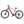 Front three quarter view of the Ampere X-Trail Pro in Molton Red with Suntour air fork