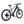 Ampere X-Trail electric mountain bike in black from a rear three-quarter angle.