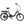 Side profile of the Basis Osprey Low Step Folding Electric Bike 250W featuring a rear rack-mounted battery and step-through frame.