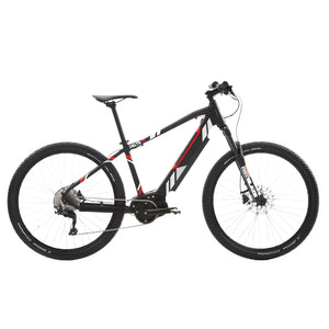 Batribike Delta Plus electric mountain bike 250W side view with hardtail frame, front suspension, and off-road tyres for trail riding.