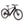 Batribike Route X electric city bike in black angled front view with mudguards.