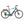 Side view of the Batribike Vista X electric hybrid bike in blue, featuring a 250W motor, brown saddle, and rear luggage rack.