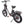 Rear angle view of the Big Game Bikes Impala Alpha Plus folding electric bike with rear rack, fat tyres, and red accents.