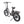 Angled rear view of the Big Game Bikes Impala electric folding bike with fat tyres and step-through frame.