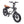Front angled view of the Big Game Bikes Warthog electric cruiser bike with extra wide tyres and long saddle for off-road comfort.
