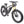Front angle of the Big Game Bikes Buffalo Alpha Plus electric fat bike with front suspension and powerful headlight for trail use.