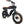 Side view of the Cruz73 Mariner Retro Special Edition electric bike with brown seat and wide off-road tyres.