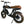 Rear-side view of the Cruz73 Mariner Retro Special Edition  electric bike with brown seat and fat tyres.