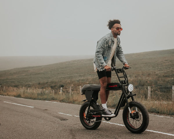 Cruz73 Pro Retro Fat Tyre Electric Bike 250W