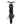 Rear view of the Cruz73 Pro retro-style fat tyre electric bike, showcasing its wide tread, rear light, and sleek matte black finish for off-road and private property riding.