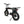 Back-side view of the Cruz73 Retro Fat Tyre Electric Bike 250W showing the rear rack, wide seat, and all-terrain tyres.