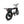 Rear angle view of the Cruz73 Retro Fat Tyre Electric Bike 250W with rear rack, black frame, and fat knobby tyres for off-road use.