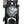 Close-up of the Cruz73 Unlimited Retro Fat Tyre 750W electric bike round LED headlight switched off.