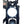 Close-up of the Cruz73 Unlimited Retro Fat Tyre 750W electric bike round LED headlight illuminated.