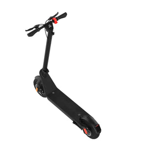 Top view of the Carbon Black Cruzaa Commuta Pro Max electric scooter.