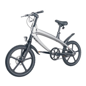 Cruzaa E-Bike with Built-In Speakers & Bluetooth 240W in Grey.