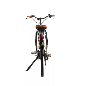 Rear view of the Dallingridge Harlow V3 electric bike with cargo rack and integrated rear light.