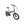 Side angle view of Dawes Arc electric folding bike in grey, equipped with rear rack and fenders.