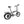 Rear angled view of Dawes Arc electric folding bike in grey, equipped with rear rack and fenders.