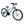 Angled side view of the turquoise Dawes Paris HT 24-inch kids' mountain bike.