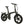 E-Go Max+ PRO folding electric bike in black with rear rack and fat tyres, shown from side angle