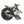 The Emu Fat Tyre electric bike folded down and photographed from the side