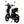 Eskuta SX-250 Classic electric bike in Gloss Grey, rear three quarter view