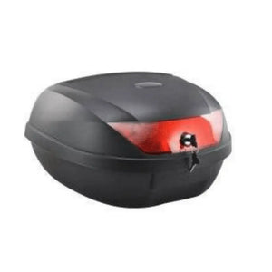 52L rear storage pod for the Eskuta SX-250 Electric Cargo Bike, featuring a secure lock and red reflector panel.