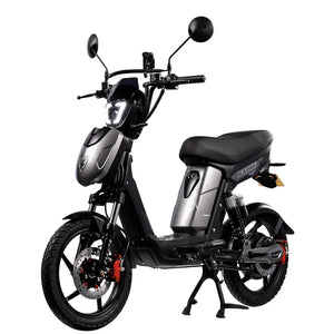 Eskuta SX-250 Series 4 Explorer moped-style electric bike with 250W motor, finished in sleek grey.