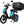 Eskuta SX-250 Series 4 cargo moped-style electric bike with 250W motor, matt blue finish, and large rear delivery box.