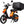Eskuta SX-250 Series 4 cargo moped-style electric bike with 250W motor, orange finish, and large rear delivery box.