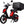 Eskuta SX-250 Series 4 cargo moped-style electric bike with 250W motor, red finish, and large rear delivery box.