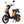 Side view of the Eskuta SX-250 Series 4 moped-style electric bike in orange, showing front disc brake and dual mirrors.