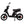 Side view of the Eskuta SX-250 Series 4 moped-style electric bike in black, showing front disc brake and dual mirrors.
