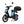 Eskuta SX-250 Voyager Max moped-style electric bike with 250W motor, matt blue body panels, and large rear storage box for enhanced carrying capacity.