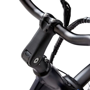 Close-up of the adjustable angle handlebar stem allowing for customizable rider comfort on the EZEGO Step NX.