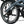 Falcon Compact electric folding bike 250W close-up of rear wheel showing hub motor, cassette, and Shimano drivetrain components.