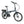 Falcon Compact electric folding bike 250W in grey shown in full side view, highlighting compact frame and commuter-ready design.