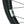 Extreme close-up of the tire tread pattern and HOY branded rim on the 20-inch wheel of the Pentland kids' bike.