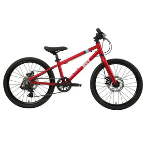 HOY Pentland 20-inch kids bike in Sprint Red, side view